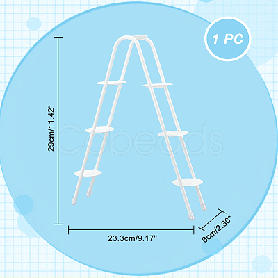 Iron Ladder Action Figure Display Stands ODIS-WH0025-94B-1