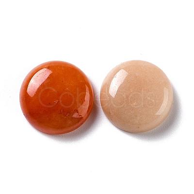 Natural Red Aventurine Cabochons G-P393-R48-14.5mm-1