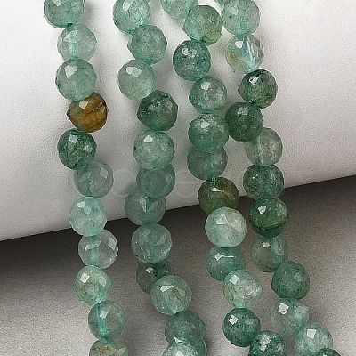Natural Green Strawberry Quartz Beads Strands GG-NH0019-A01-6mm-1
