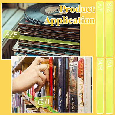 4Pcs 4 Styles Acrylic Book Divider AJEW-BC0008-27C-1