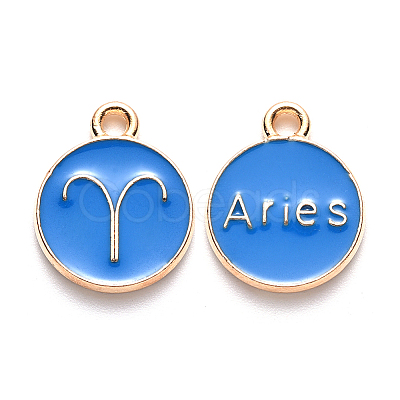 Alloy Enamel Pendants LS-ENAM-S124-01B-02A-1