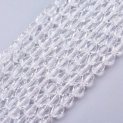 Glass Beads Strands GC890Y-3-1