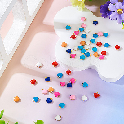 50Pcs 304 Stainless Steel Enamel Charms STAS-TA0003-32A-1