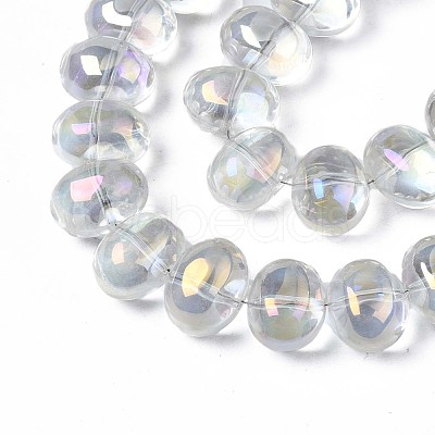 Electroplate Glass Beads Strand EGLA-S188-22-B03-1