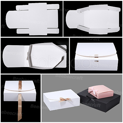 Folding Paper Gift Boxes with Ribbon CON-WH20001-11D-01-1