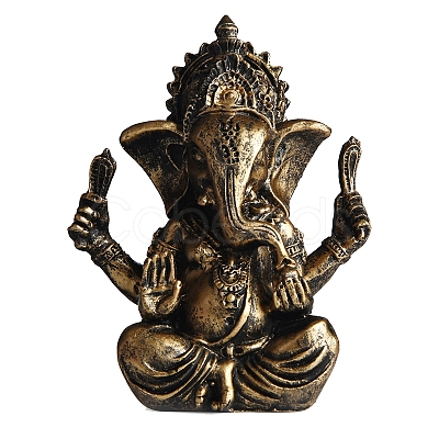 Resin Ganesha Statue Display Decoration PW-WG0FCAD-01-1