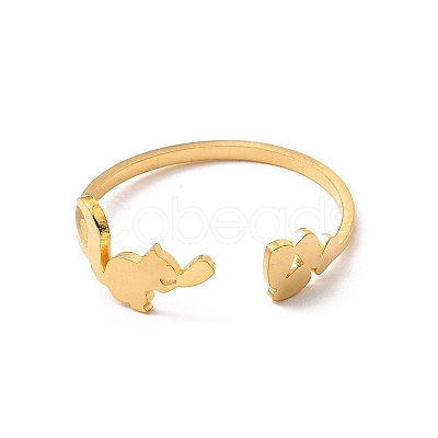 304 Stainless Steel Open Cuff Rings RJEW-Q808-02D-G-1