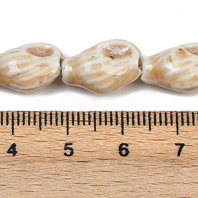 Ocean Series Handmade Porcelain Beads PORC-R002-04A-06-1