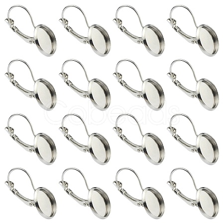 10Pcs Brass Leverback Earring Findings KK-YW0002-21P-1