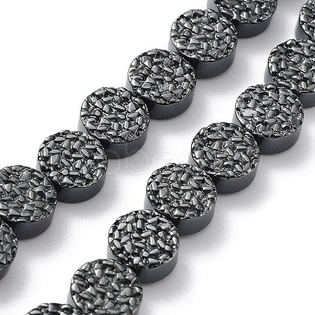 Synthetic Non-Magnetic Hematite Beads Strands G-H303-B09-1