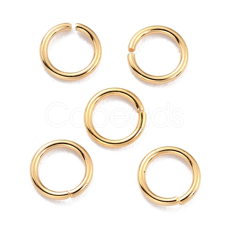 Rack Plating Brass Open Jump Rings KK-O139-18U-G-1