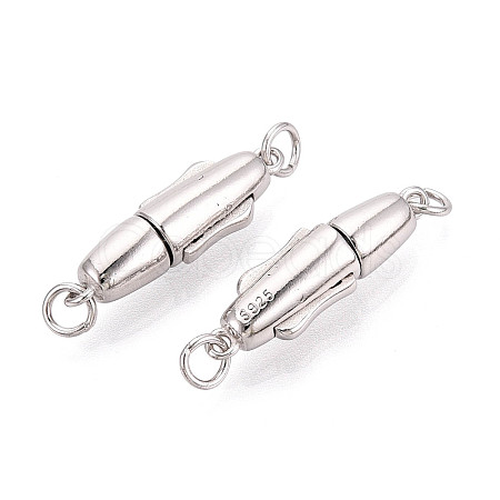 925 Sterling Silver Bayonet Clasps STER-T008-76P-1
