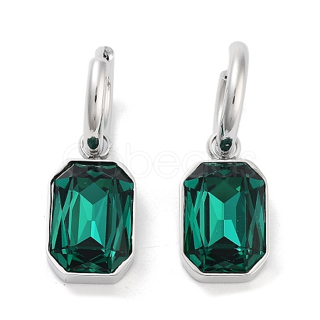 304 Stainless Steel Hoop Earring Hand Polished EJEW-C017-06P-01-1