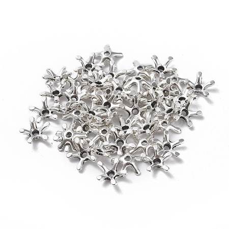 Tibetan Silver Bead Caps AB127-1