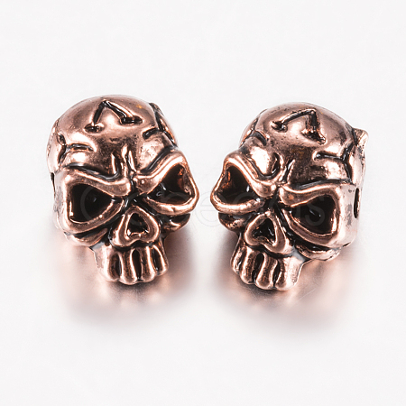 Tibetan Style Alloy Beads A-PALLOY-F200-11ARG-1