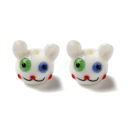 Handmade Lampwork Beads Strands LAMP-Z010-01-1
