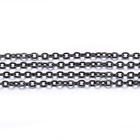 Handmade 304 Stainless Steel Cable Chains STAS-P213-01B-01-1