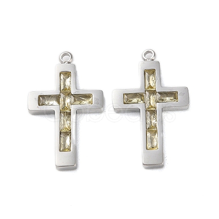High Polished 304 Stainless Steel Pendants STAS-L022-085P-03-1