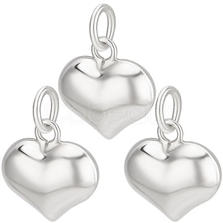 3Pcs 925 Sterling Silver Pendants STER-BBC0007-91-1