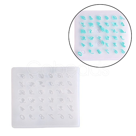 Silicone Pendant Molds X-DIY-L005-14-1