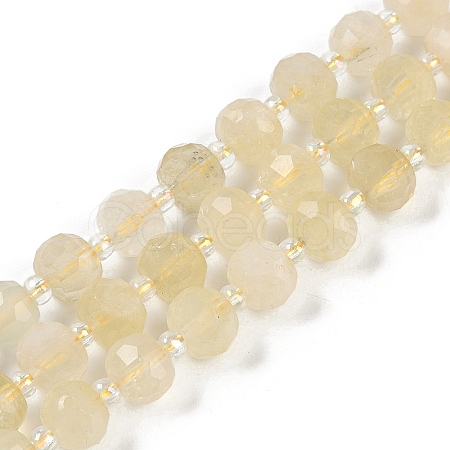 Natural Lemon Jade Beads Strands G-H057-A04-01-1