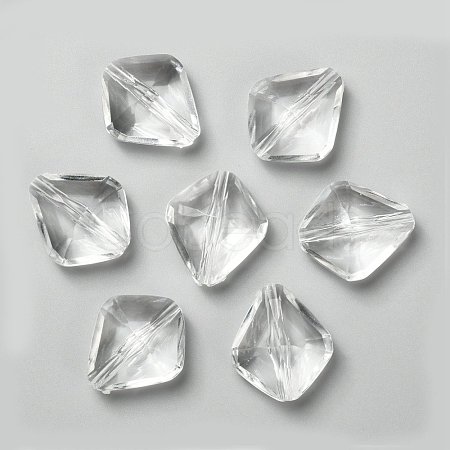 Transparent Acrylic Beads PL6362Y-1