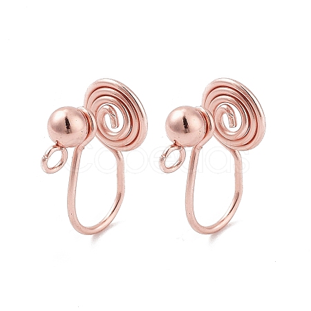 304 Stainless Steel Ear Cuff Findings STAS-H216-02RG-1