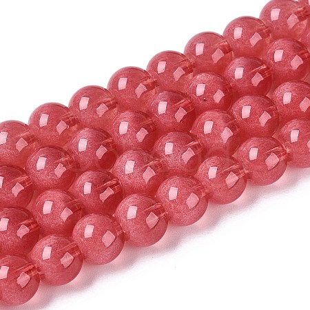 Transparent Glass Imitation Cat Eye Beads Strands GLAA-Q110-01B-12-1