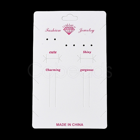 Rectangle Paper Cards for Jewelry Display AJEW-A051-03-1