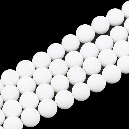 Opaque Glass Beads Strands G-T106-335-1