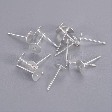 Stud Earring Settings X-KK-C2896-S-1-1