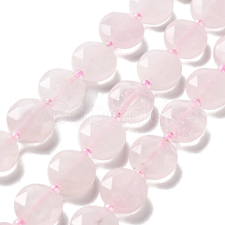 Natural Rose Quartz Beads Strands G-NH0004-020-1