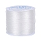 Elastic Stretch Polyester Crystal String Cord, Jewelry Making Bracelet Beading Thread, Clear, 0.6mm, about 109.36 yards(100m)/roll