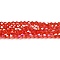 Transparent Electroplate Glass Beads Strands, AB Color Plated, Faceted, Bicone, Red, 4x4mm, Hole: 0.8mm, about 82~85pcs/strand, 30.5~31cm