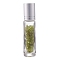 Natural Peridot Chip Bead Roller Ball Bottles, Glass Refillable Essential Oil Bottles, 86x19mm, 10pcs/set