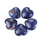 Natural Sodalite Healing Stones, Heart Stones, Pocket Palm Stones for Reiki Balancing, 30x30mm