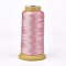 Polyester Thread, for Custom Woven Jewelry Making, Pink, 0.25mm, about 700m/roll