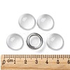 Transparent Half Round Glass Cabochons GGLA-R027-16mm-5