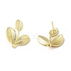 Rack Plating Alloy Stud Earring Findings PALLOY-K256-30LG-2