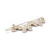 Alloy Crystal Rhinestone Hair Barrettes PHAR-Z003-10LG-3