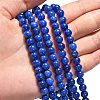 Natural Mashan Jade Round Beads Strands G-D263-6mm-XS08-5