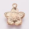 Zinc Alloy Enamel Pendants PALLOY-I124-10G-B-2