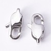 Tarnish Resistant 304 Stainless Steel Lobster Claw Clasps STAS-P190-06-3