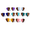 Resin & Walnut Wood Stud Earring Findings MAK-N032-023A-2