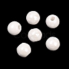 Glazed Porcelain Round Beads PORC-S489-8mm-01-2
