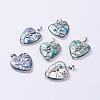Shell Pendants SSHEL-P012-04P-1