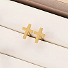 304 Stainless Steel Stud Earrings QC0193-2