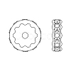Preciosa® MAXIMA Crystal Multi-Stones Settings X-PRC-MA4-00030-S-2