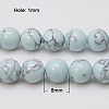 Synthetic Turquoise Beads Strands TURQ-H038-8mm-XXS20-2