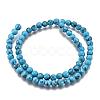 Synthetic Turquoise Beads Strands X-Z0NDC012-1-2